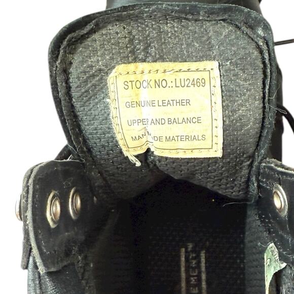 Xelement Biker Boots Womens Sz 10 Real Leather Lace Up Combat Boots EUC - Picture 14 of 15